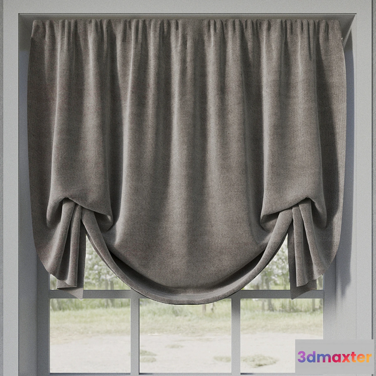 1351549 - English curtain 3D Max