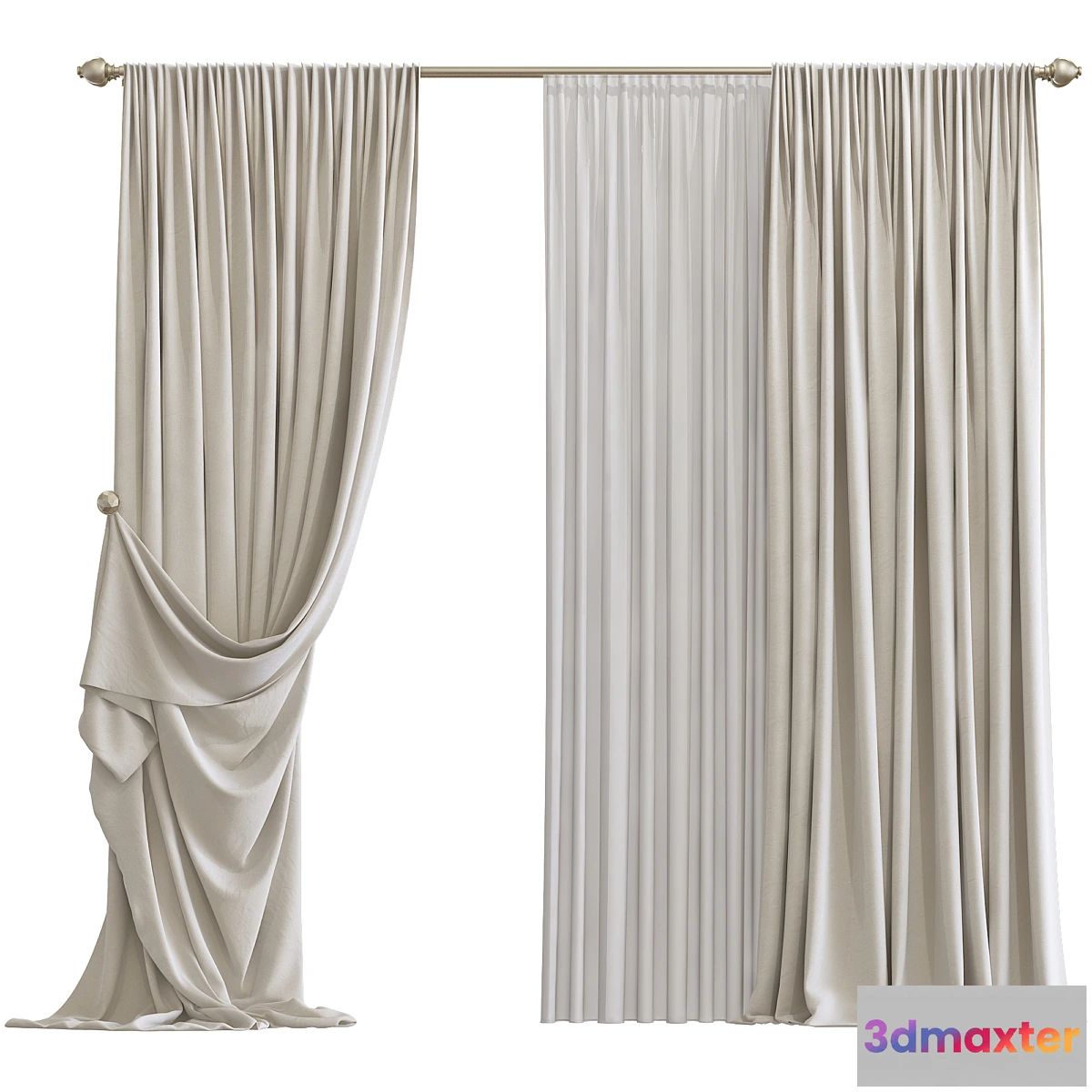 1352611 - Curtain #314 3D Max