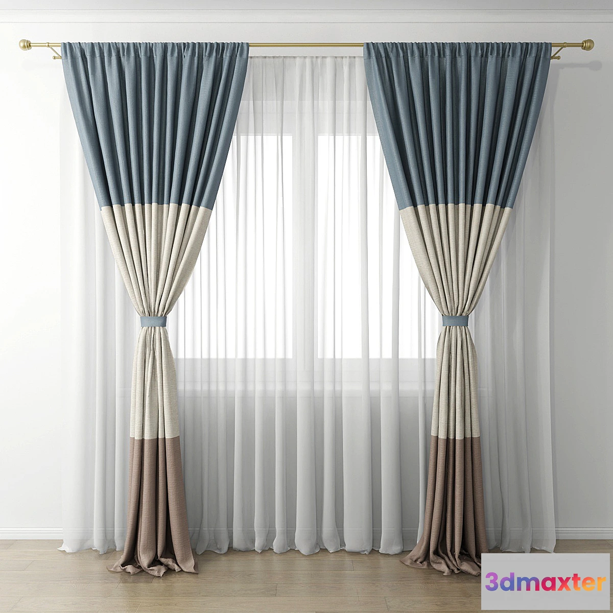 1352964 - Curtain 50 3D Max