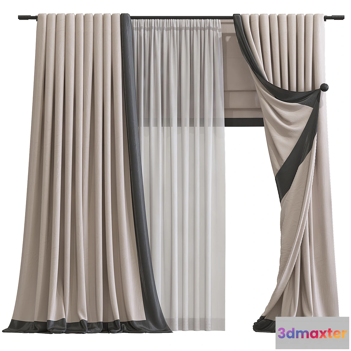 1353019 - Curtain 983 3D Max