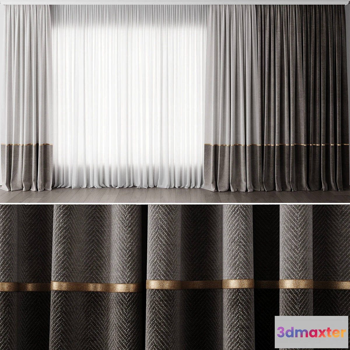 1353805 - Curtain for Interior 088 3D Max