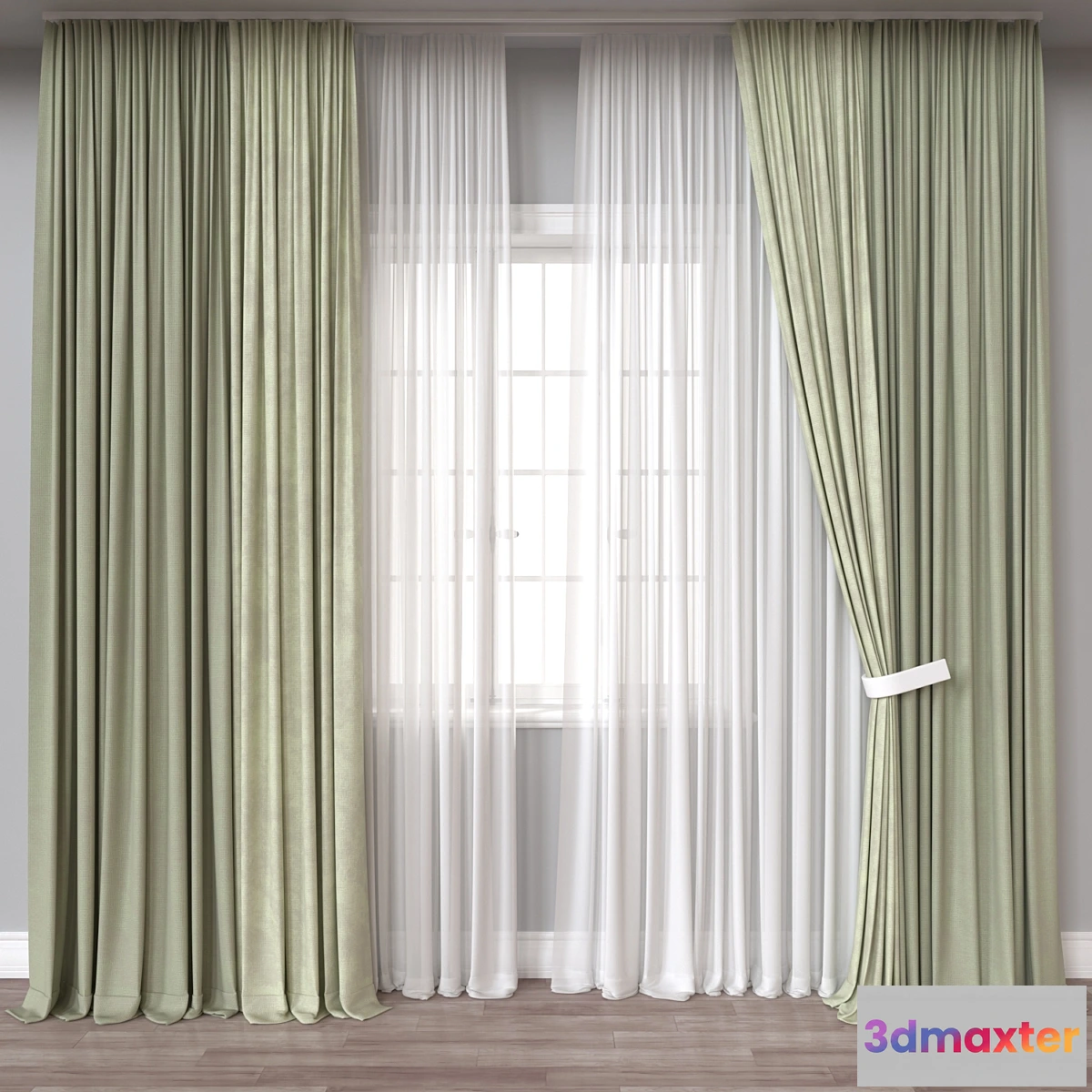 1355535 - Curtain A823 - No.2 3D Max