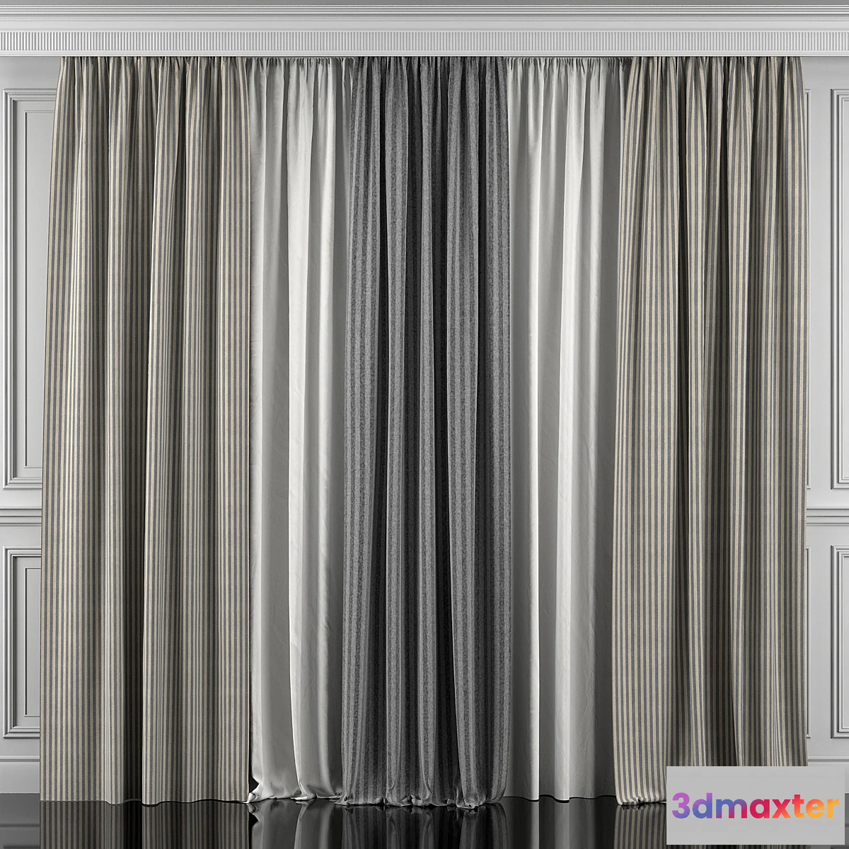 1356975 - Curtains 344 3D Max