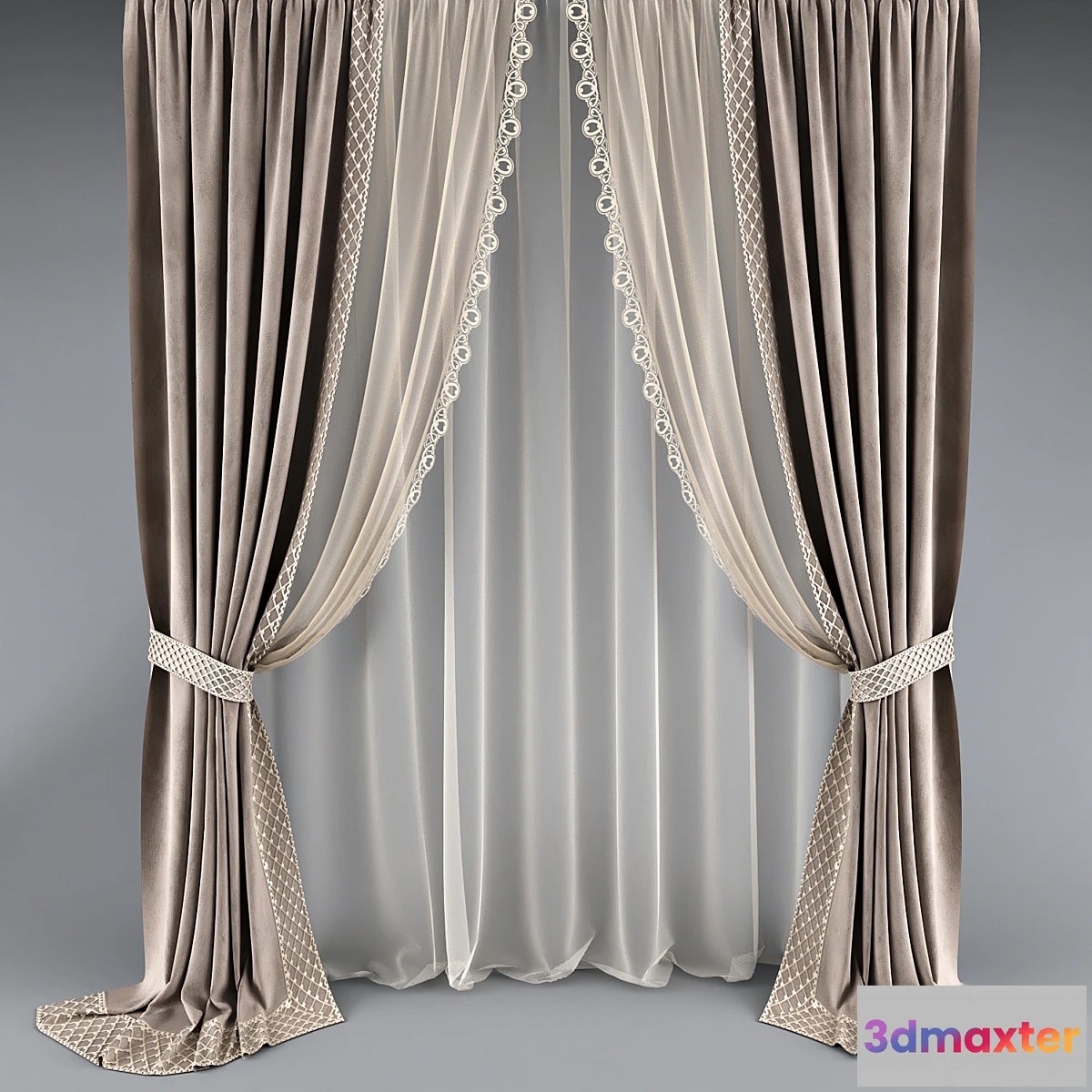 1357111 - Curtain_33 3D Max