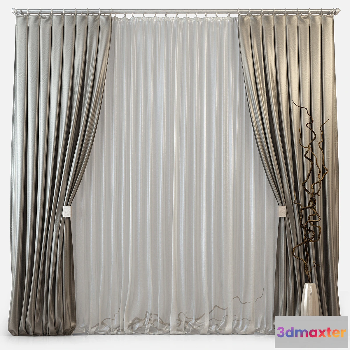 1392926 - Curtains m25 3D Max