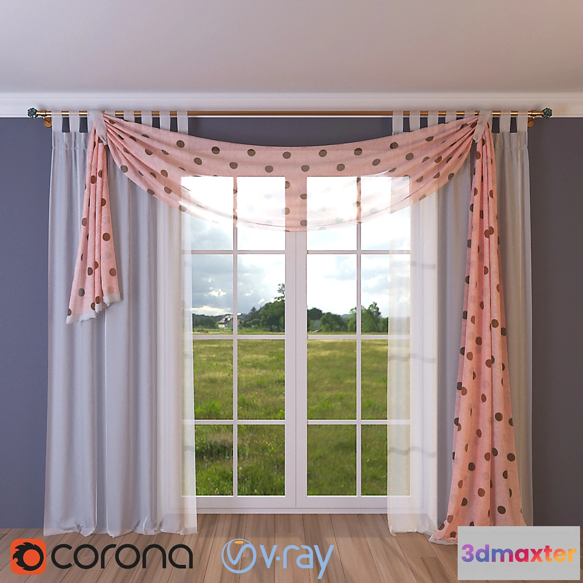 1393266 - Curtains in the nursery 3D Max