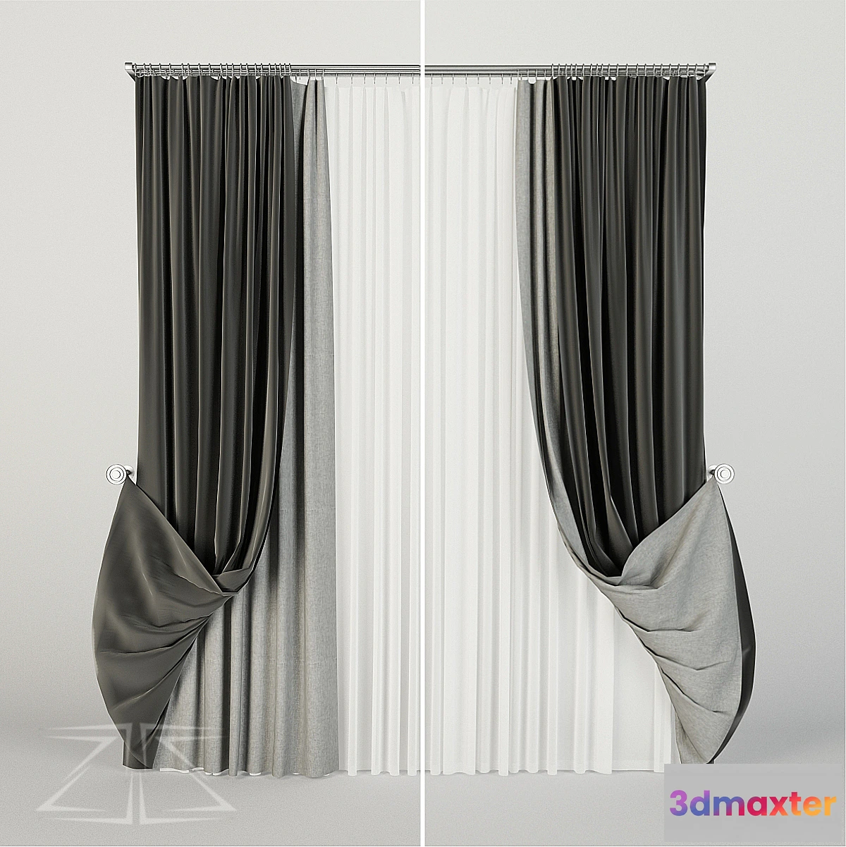 1394034 - Blind three-row 4 3D Max