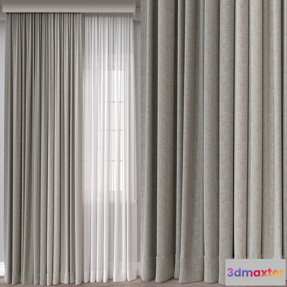 1394238 - Curtain A876 3D Max