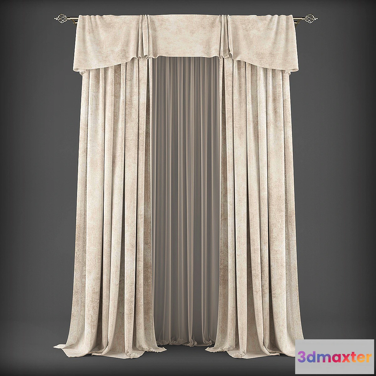 1395128 - Curtains315 3D Max