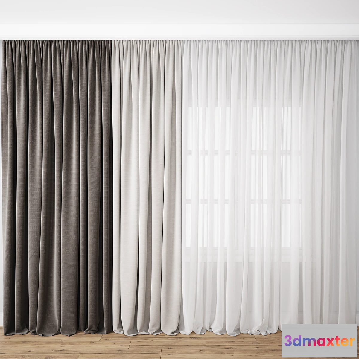 1395828 - Curtain 86 3D Max