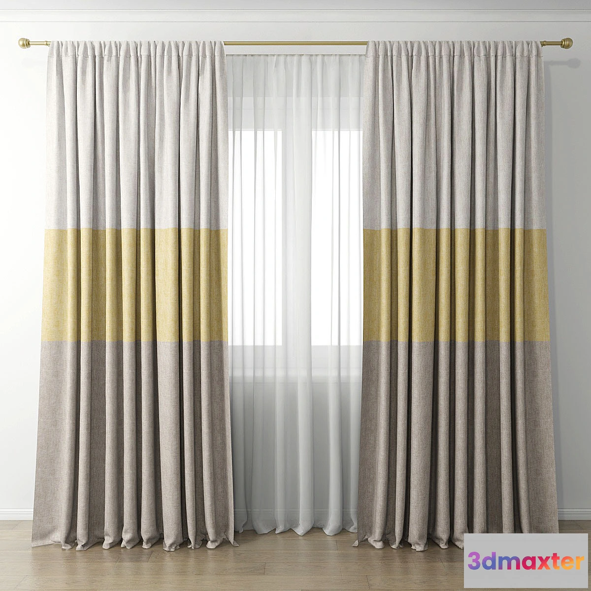 1397566 - Curtain 43 3D Max