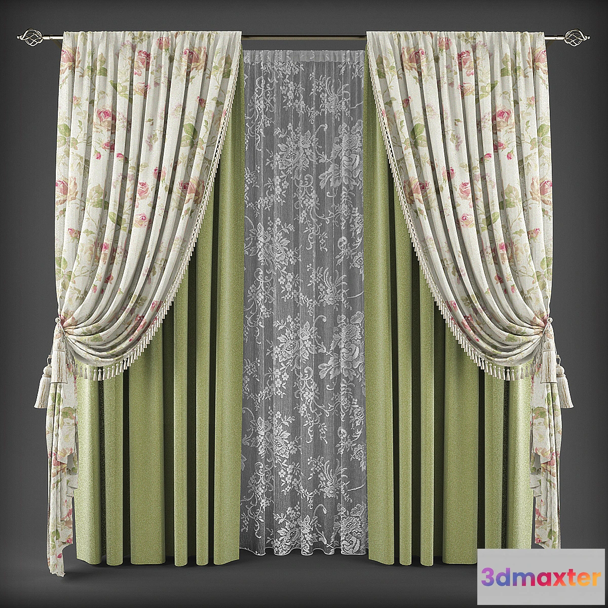 1400930 - Curtains347 3D Max