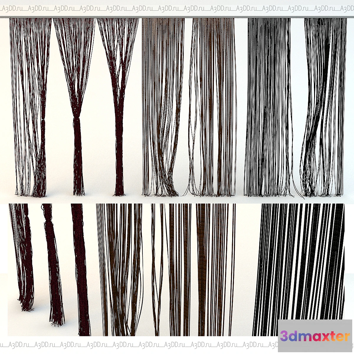 1401982 - Curtains rope number 2 3D Max