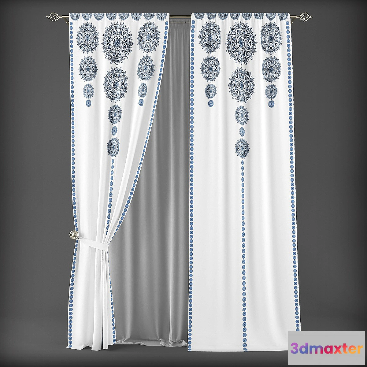 1403984 - Curtains286 3D Max