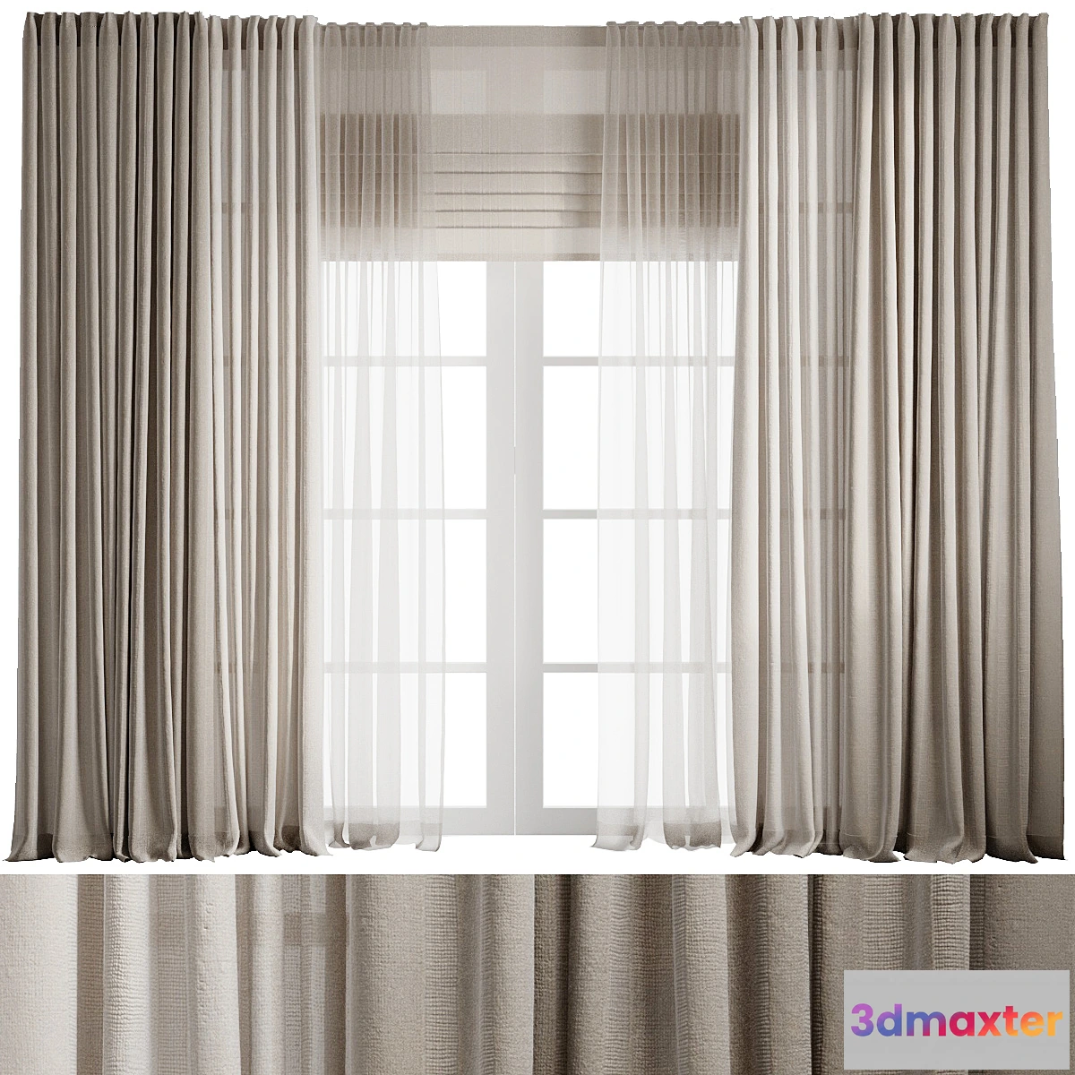 1404270 - Curtains 9 3D Max