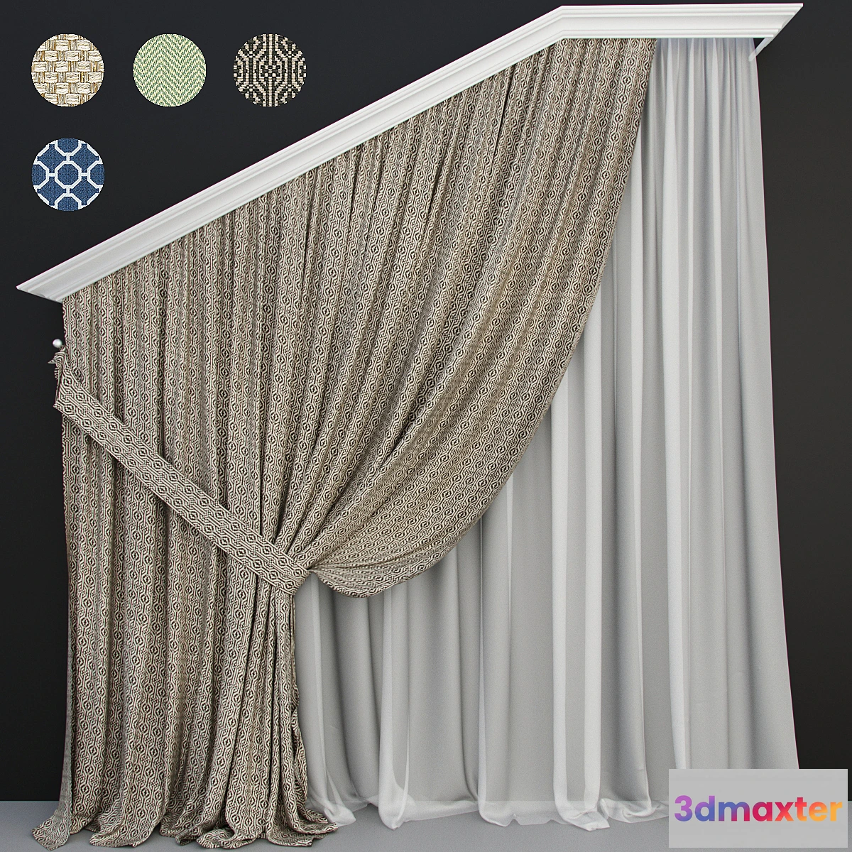 1404638 - Curtain_model_1 3D Max