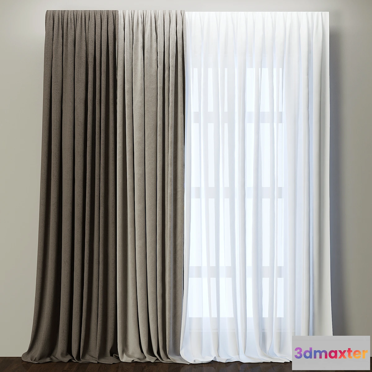 1404700 - Curtain_16 3D Max