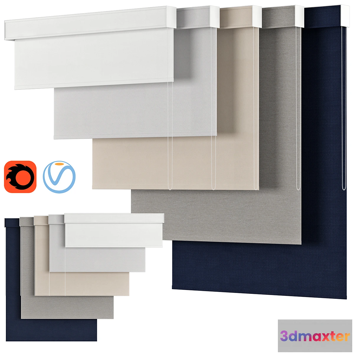 1405220 - Roller Blind 66  Wayfair  LEVOLOR 3D Max