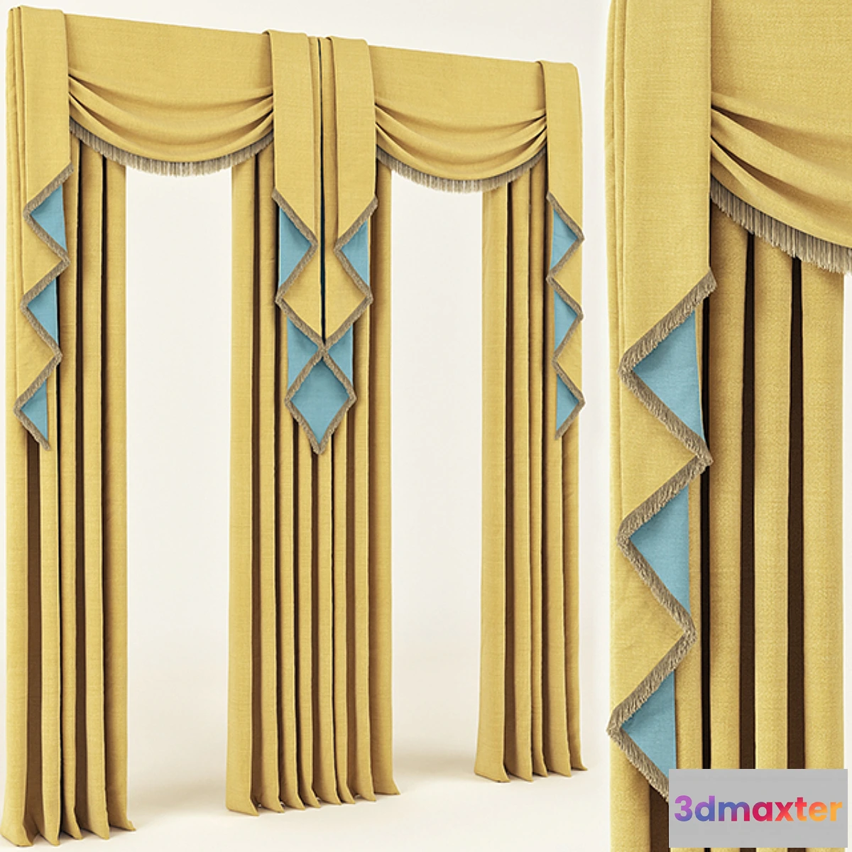 1405770 - Curtains Curtain 3D Max