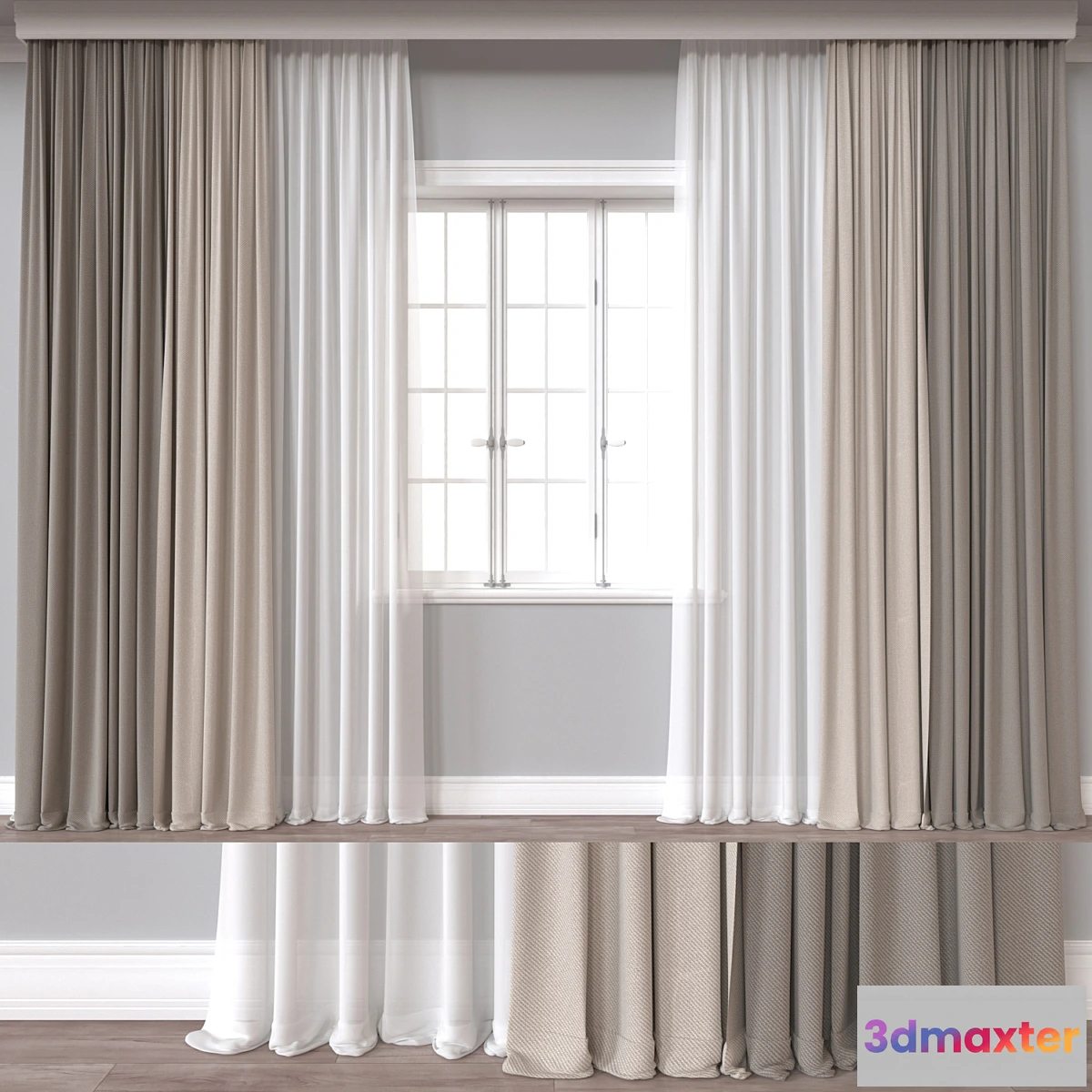 1406332 - Curtain A818 3D Max