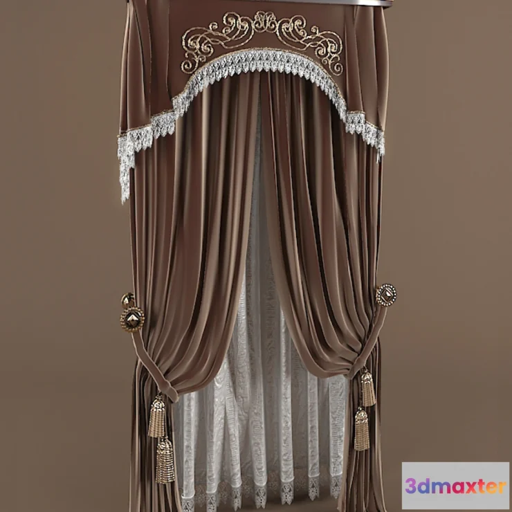 1407388 - curtains 3D Max