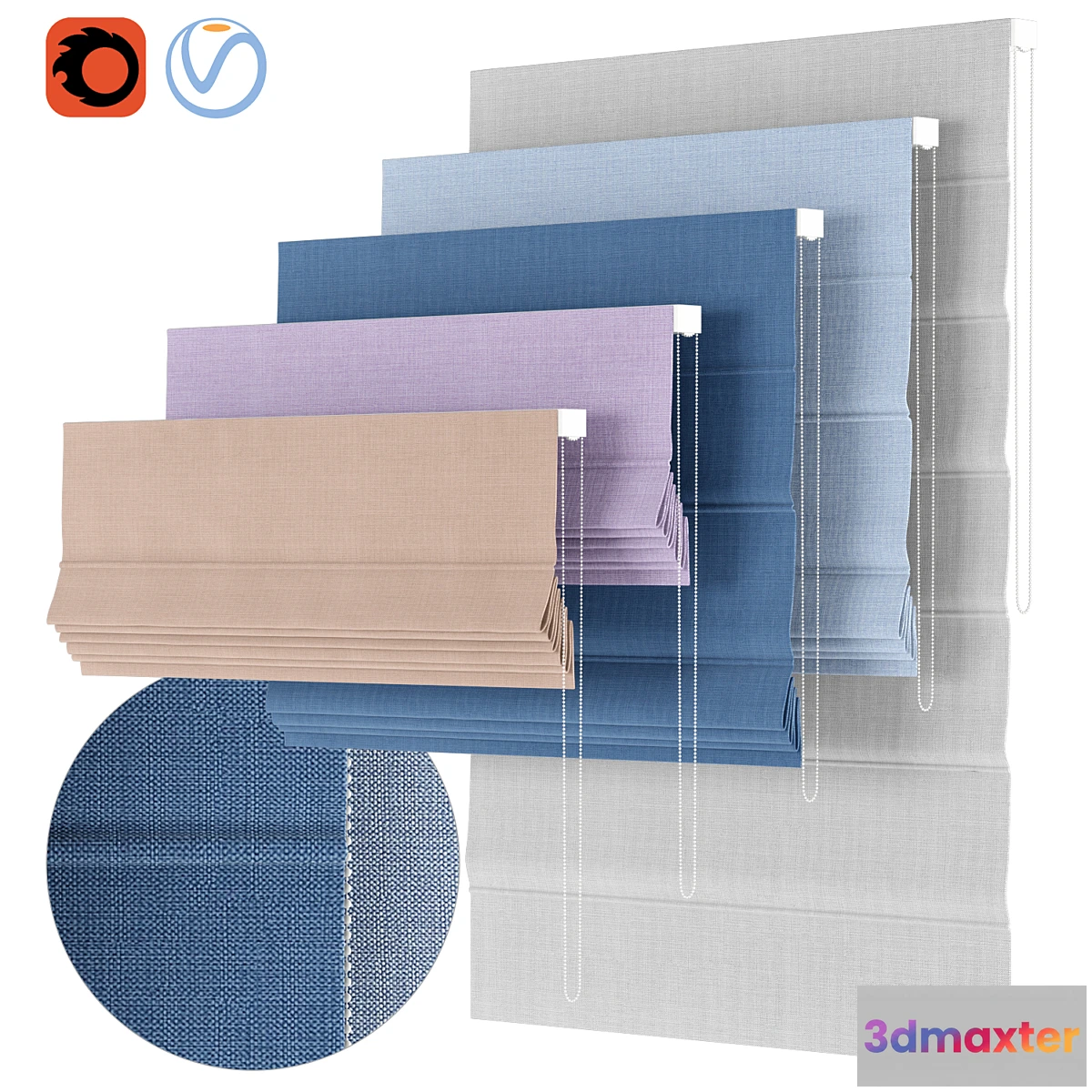 1409596 - Roman Curtains 13  Revati 3D Max