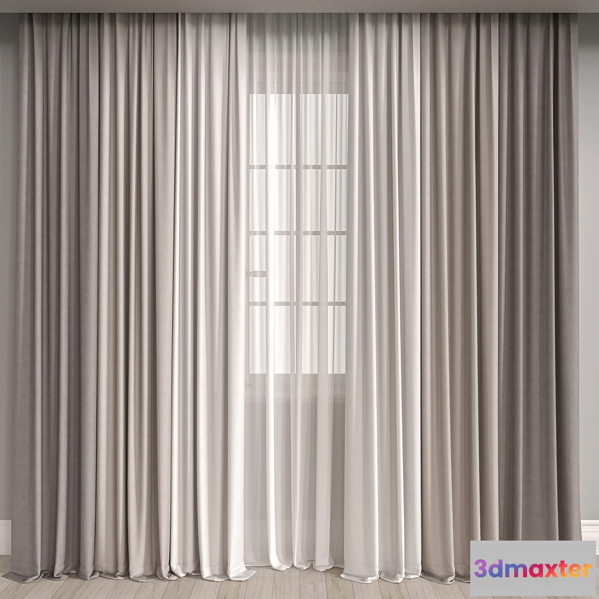 1410648 - curtain m019 3D Max