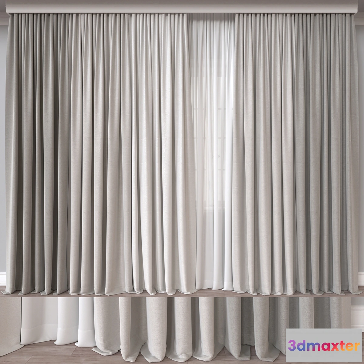 1411014 - Curtain A848 3D Max