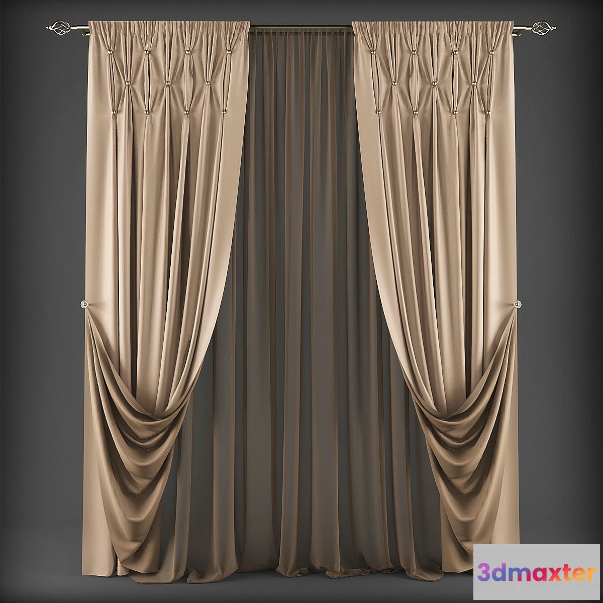 1412314 - Curtains312 3D Max