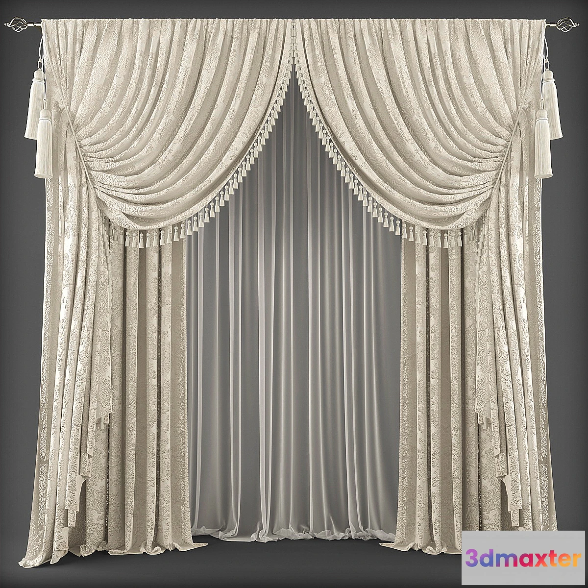 1414042 - Curtains363 3D Max