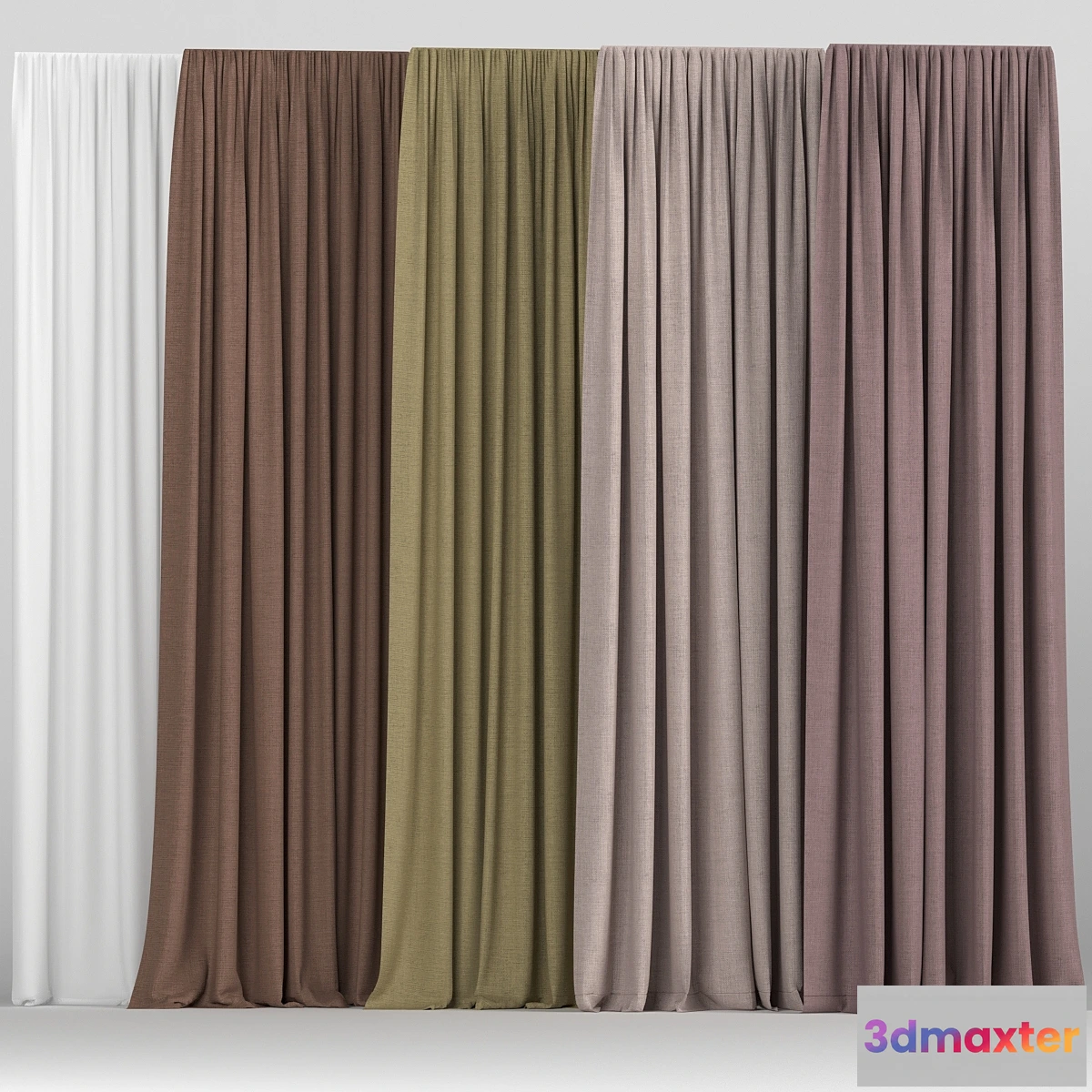 1415774 - Tulle curtains collection 3D Max