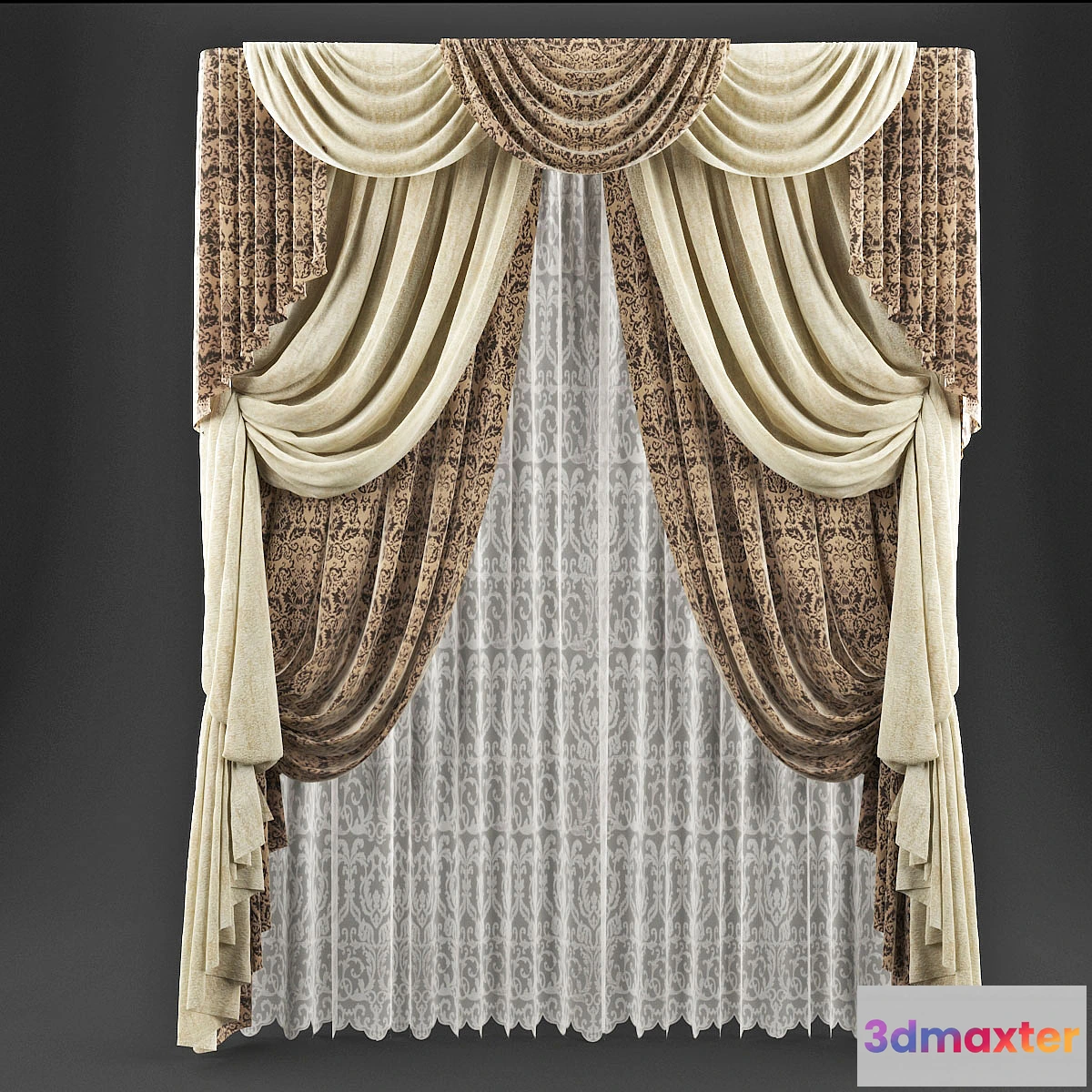 1416390 - curtains 44 3D Max