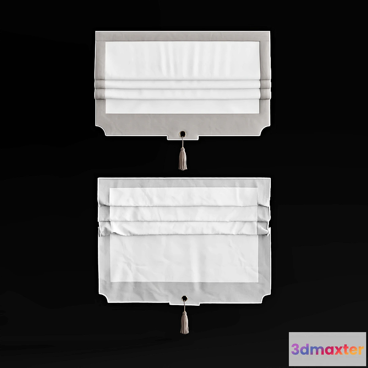 1416440 - Roman curtains 3D Max