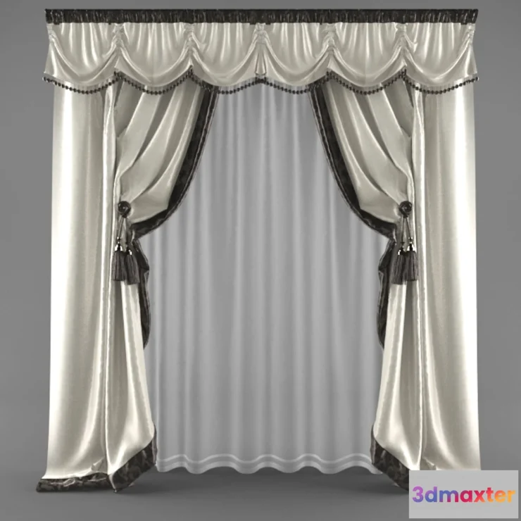 1417982 - curtain 3D Max