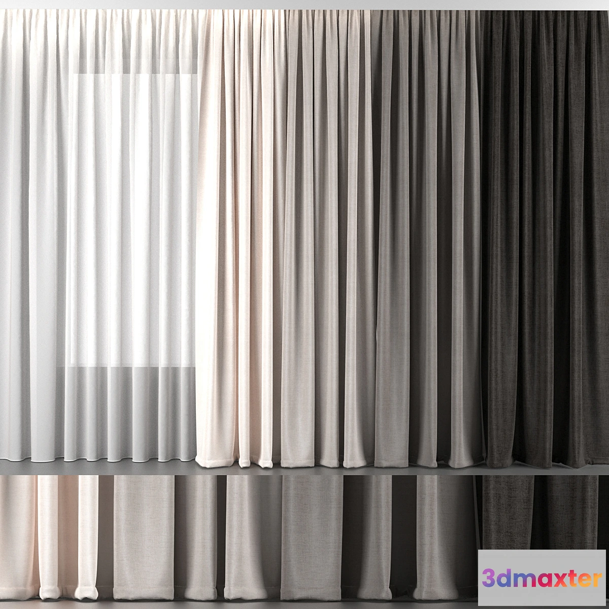 1422324 - Curtains 3D Max