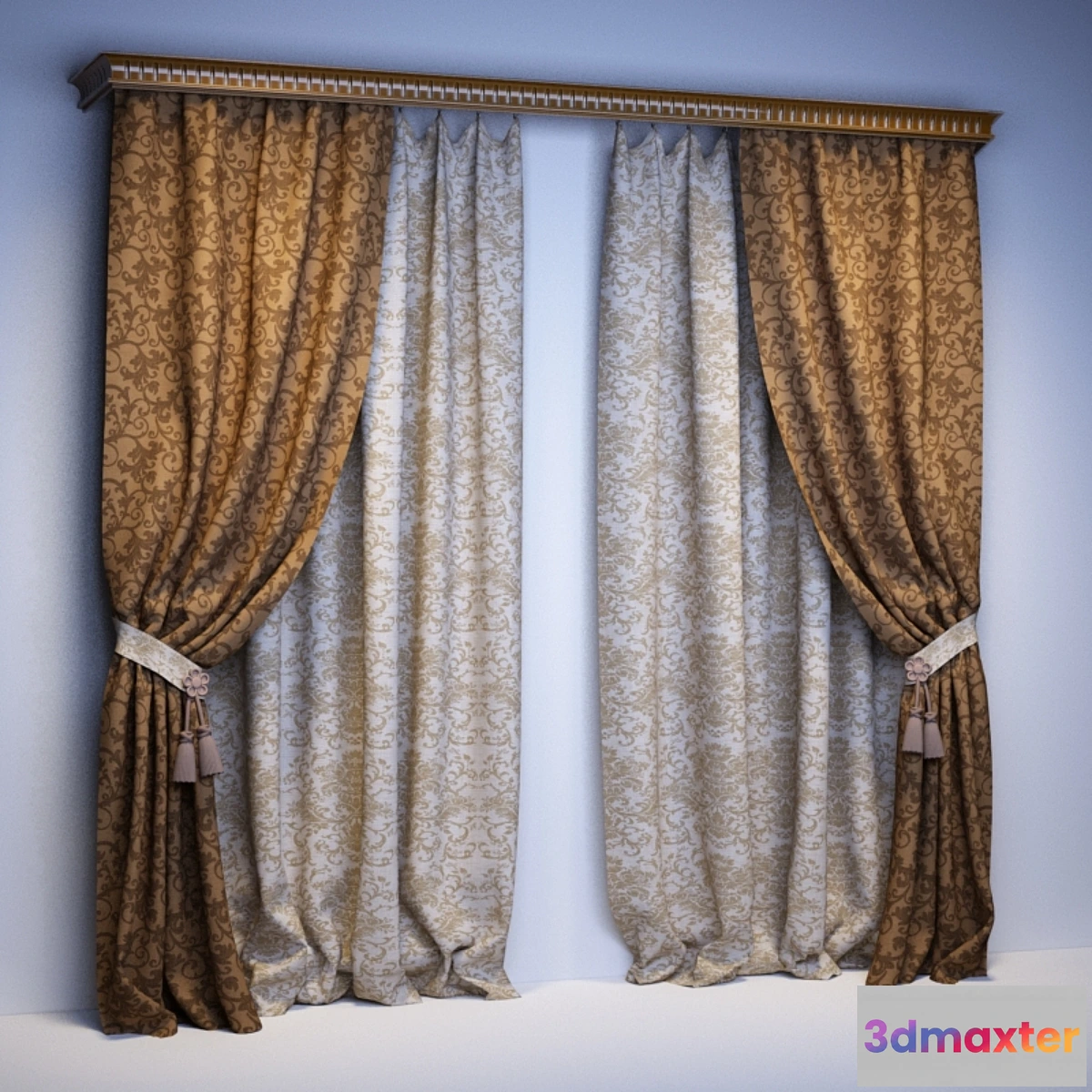 1423338 - Curtains 3D Max