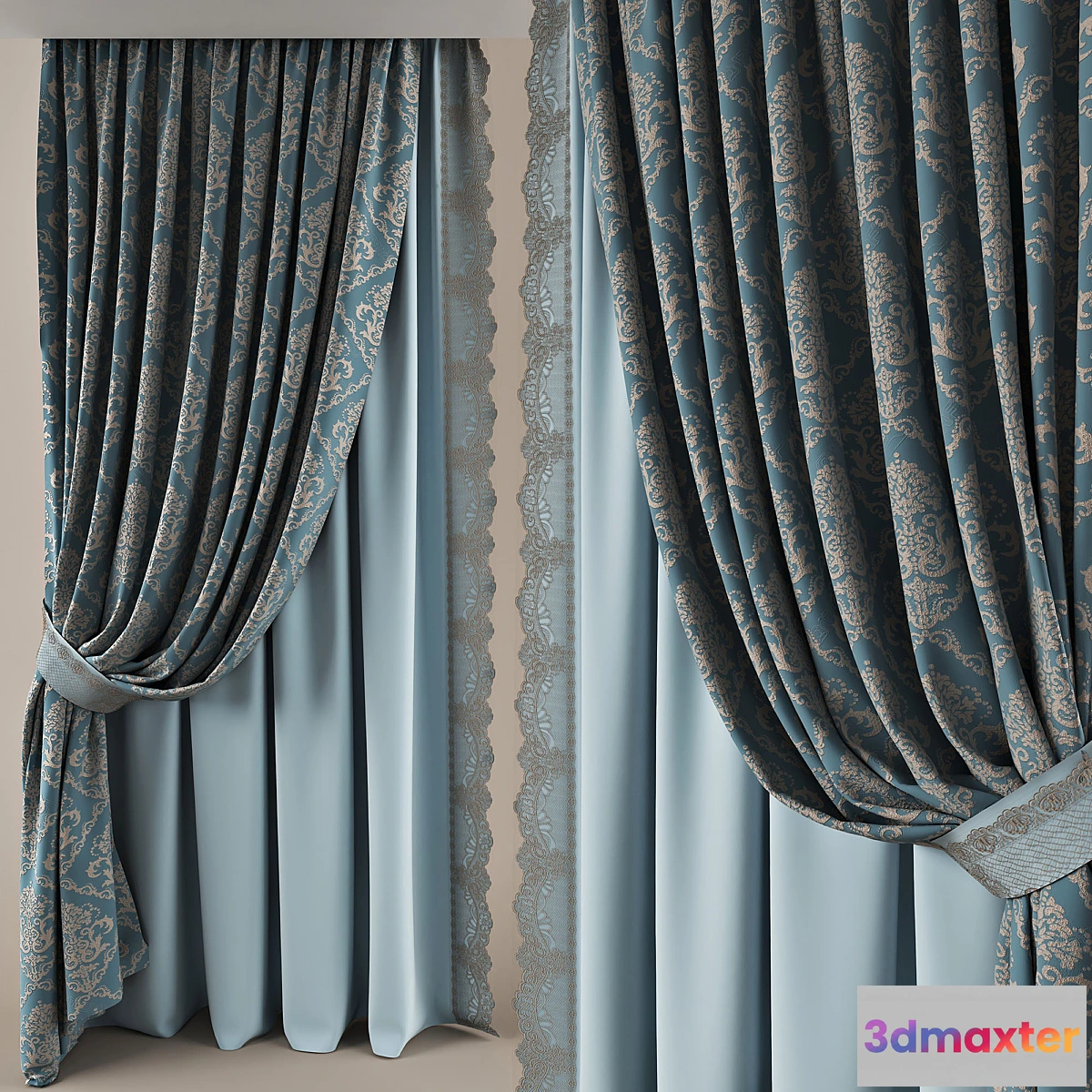 1424708 - Curtain 3D Max