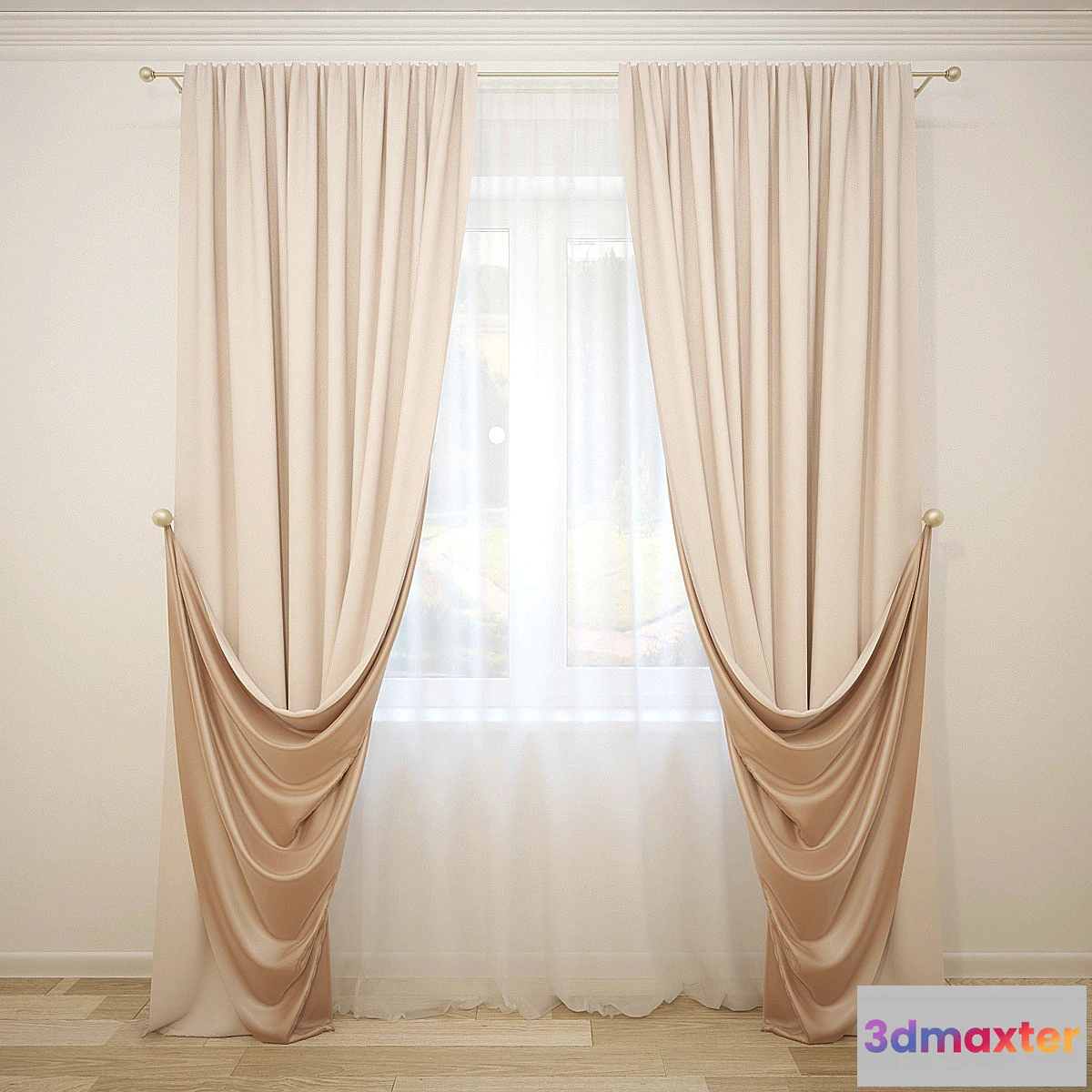 1425466 - Curtain-12 3D Max