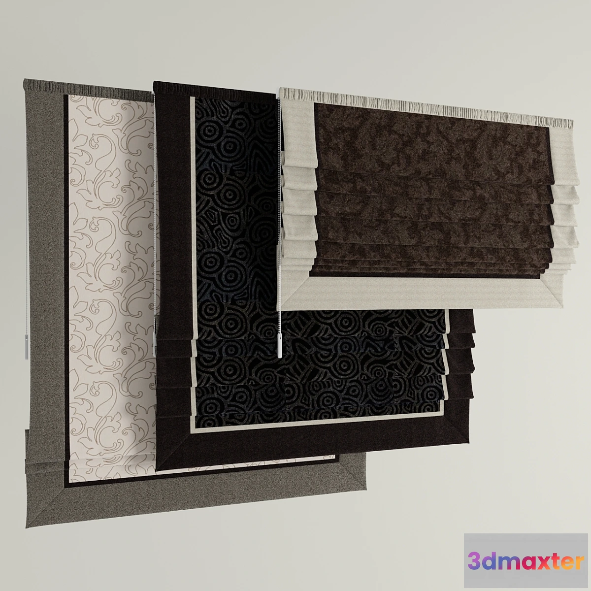 1425588 - Roman blinds №7 3D Max