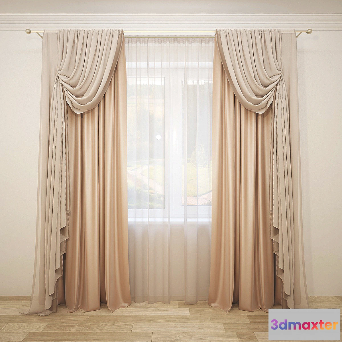 1426882 - Curtain-7 3D Max