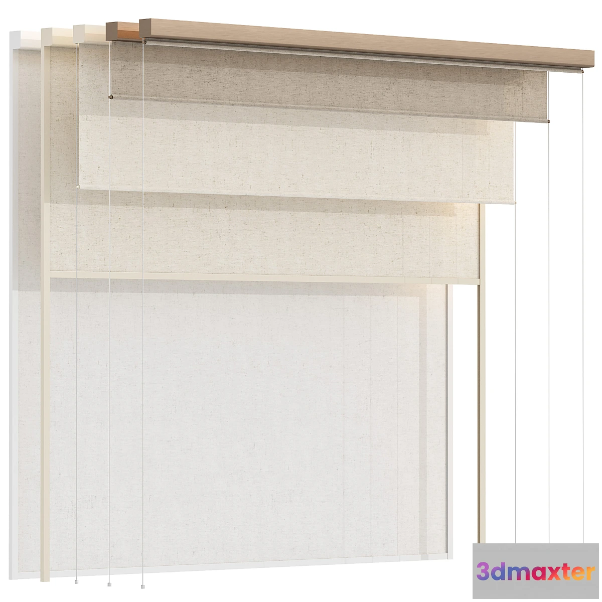 1426948 - Roller Blinds Set 03 3D Max
