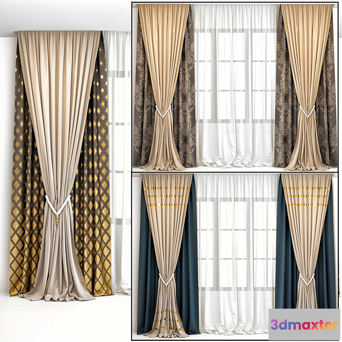 1428520 - curtain 001 3D Max