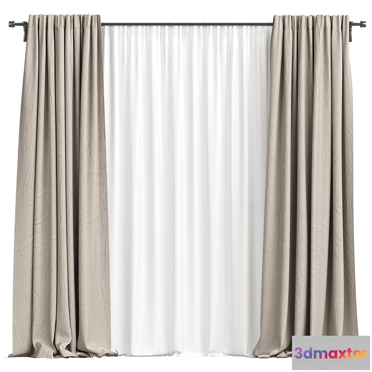 1431644 - Curtains 3D Max