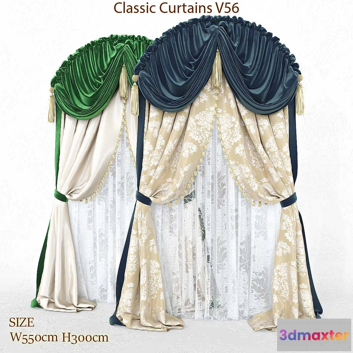 1431688 - Blind arch classical V56 3D Max