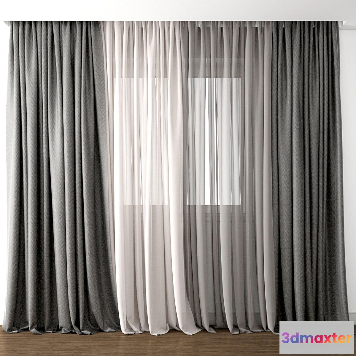 1432160 - Curtain 44 3D Max