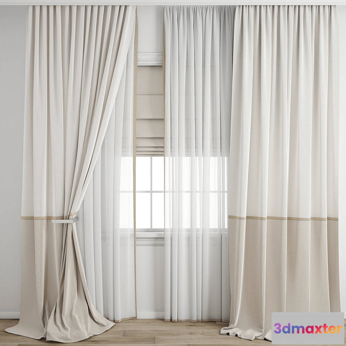 1432532 - Curtain 591 3D Max