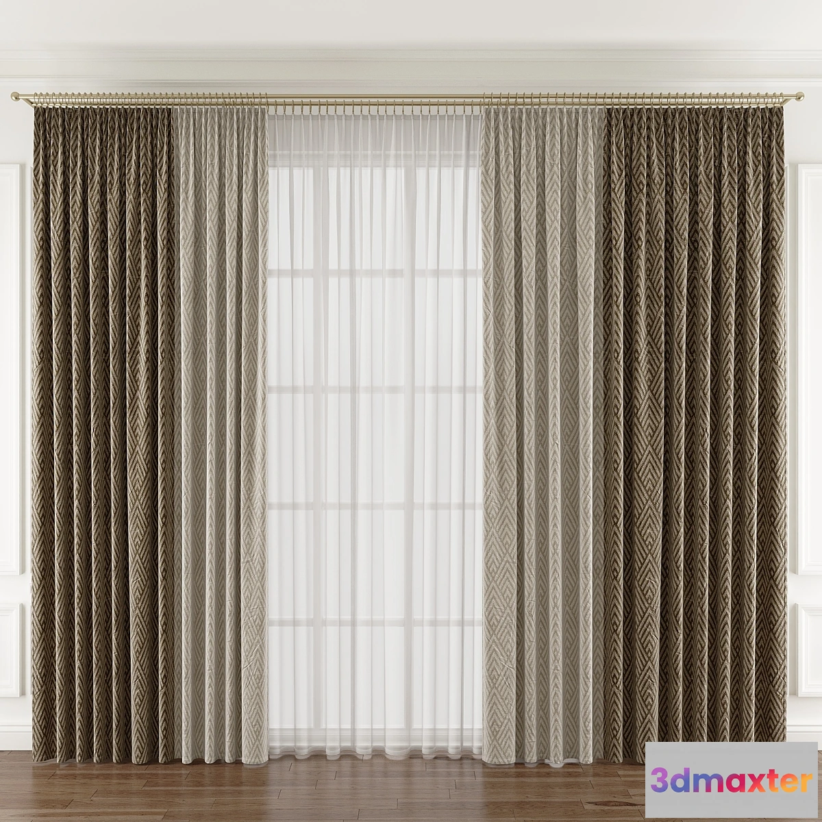 1434868 - Curtain 514 3D Max