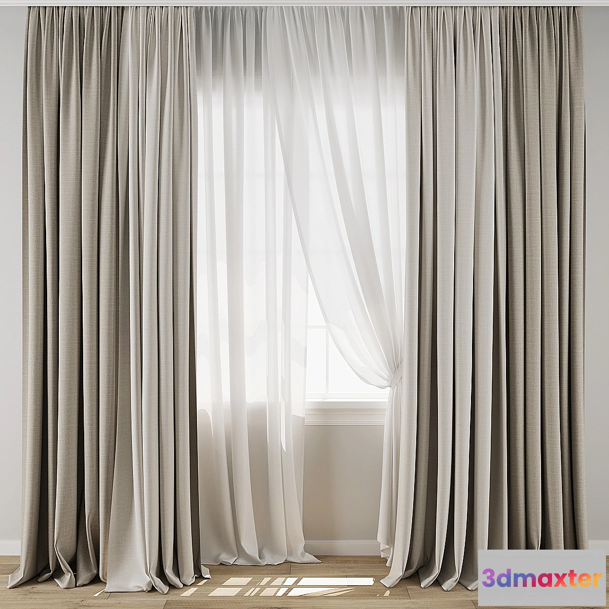1436854 - Curtain 839 3D Max