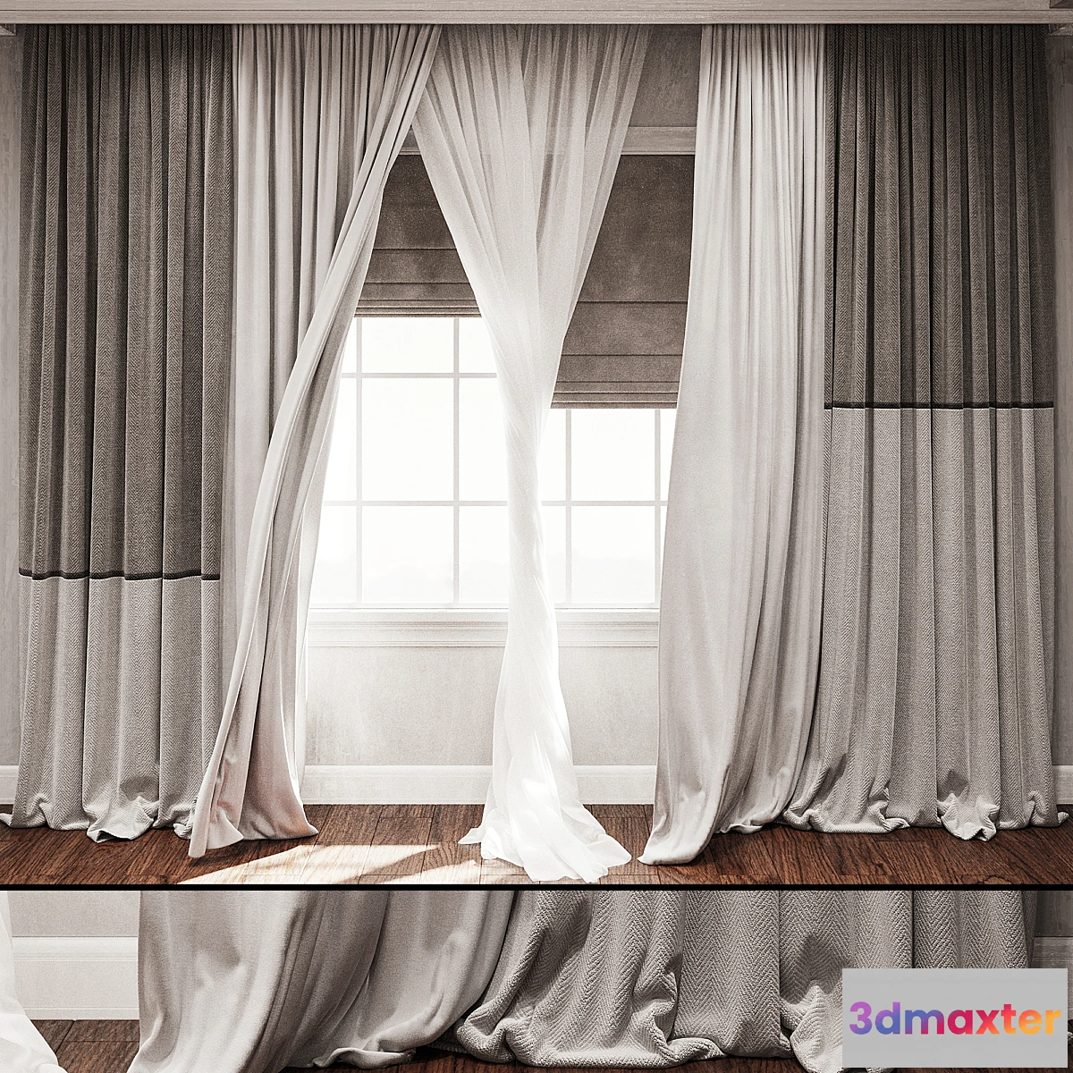 1438106 - Curtain for Interior 1 3D Max