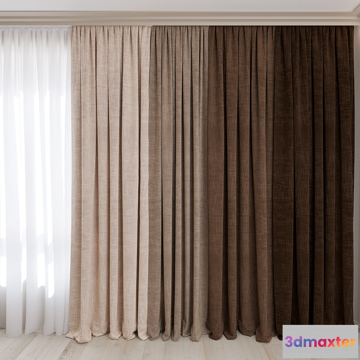 1438312 - Curtains No. 14 3D Max